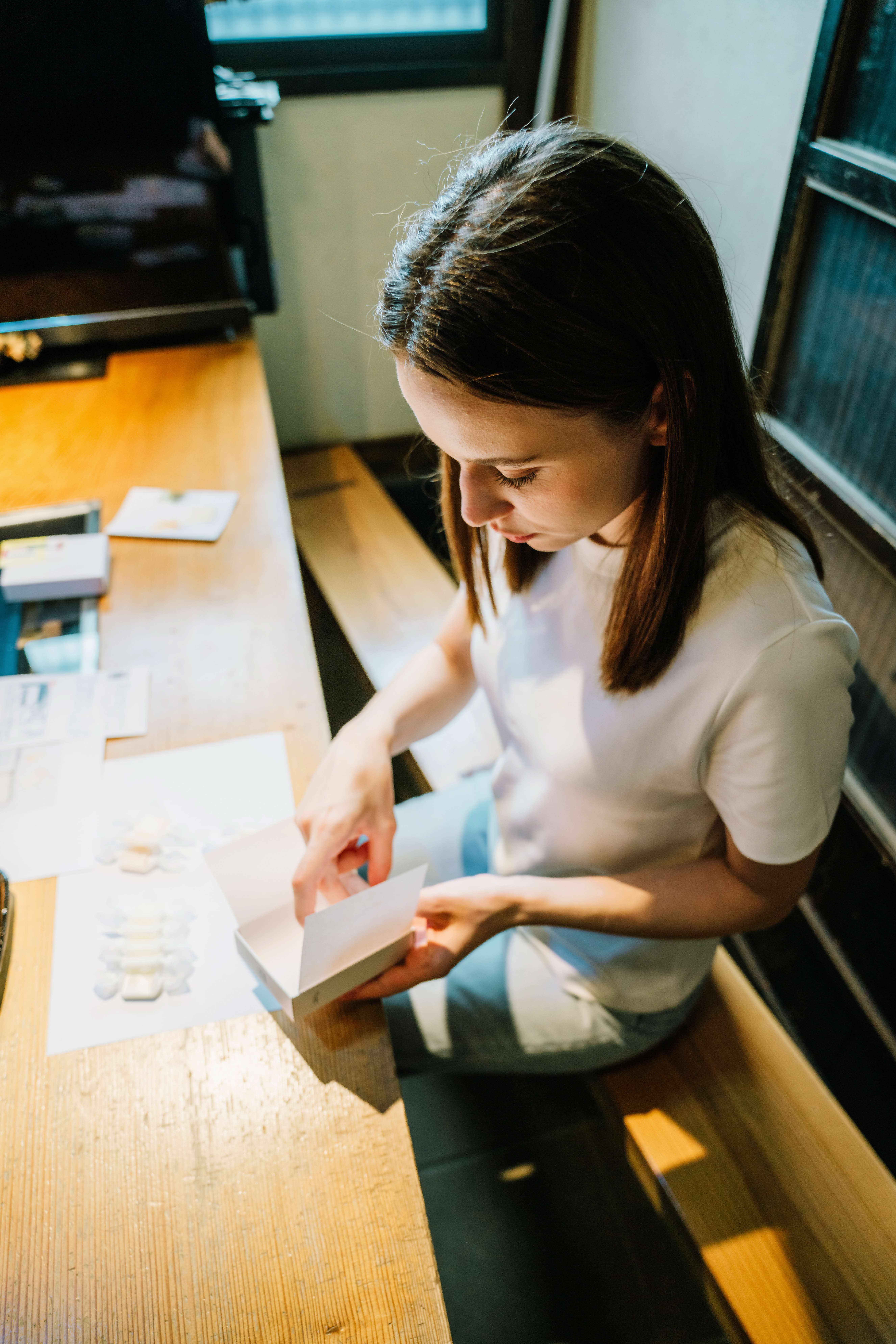 來間屋生姜糖本舗　生姜糖のパッケージを作ろう体験