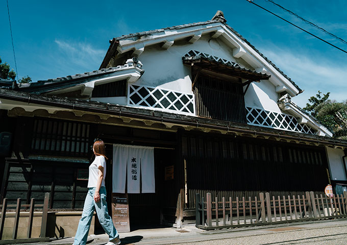 木綿街道交流館　ガイドと歩く木綿街道まち歩きの体験