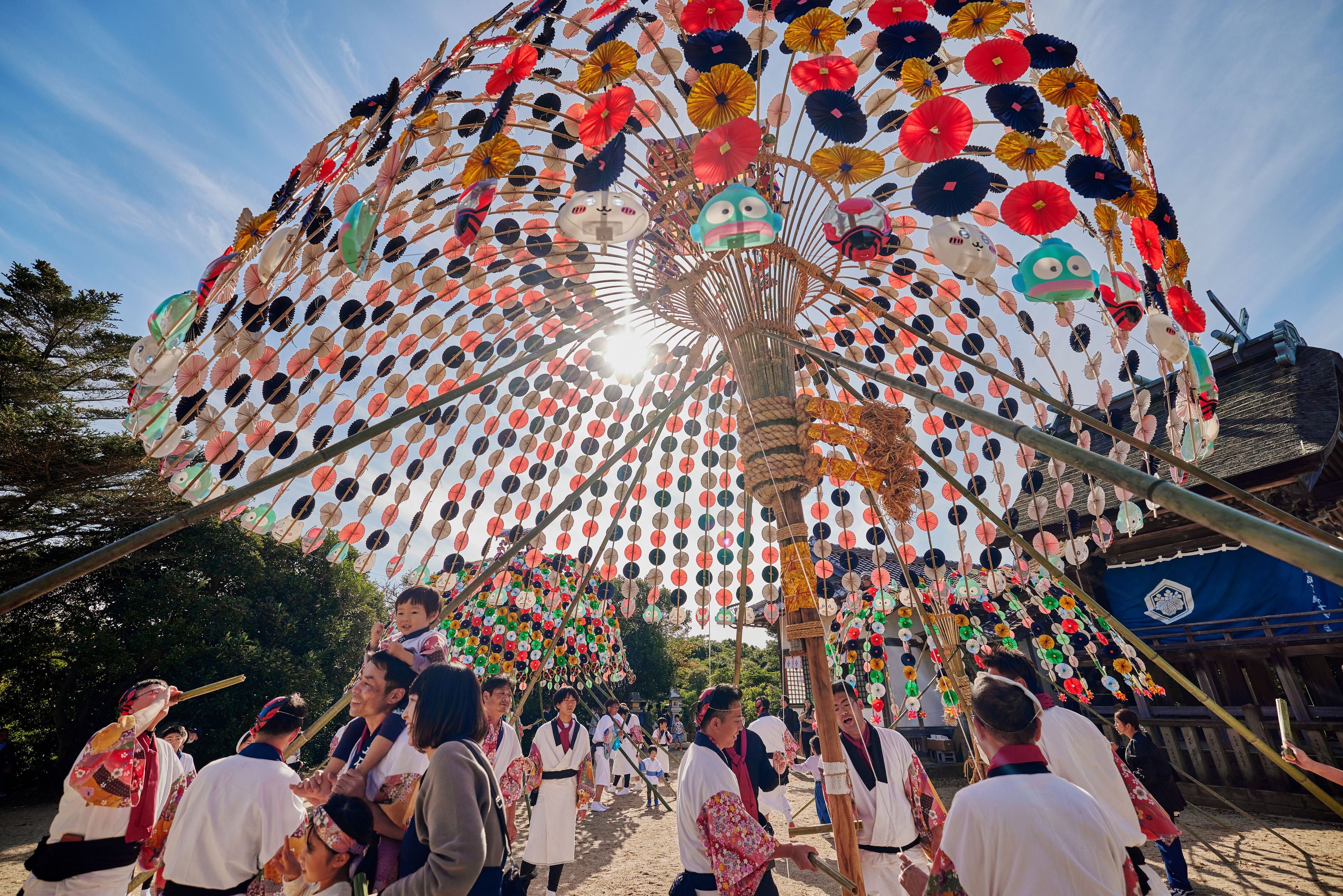 佐志武神社　奉納神事華（10月）
